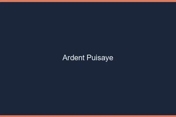 Ardent Puisaye