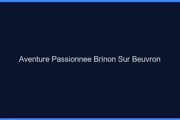 Aventure Passionnée Brinon-sur-Beuvron