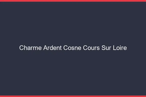 Charme Ardent Cosne-Cours-sur-Loire