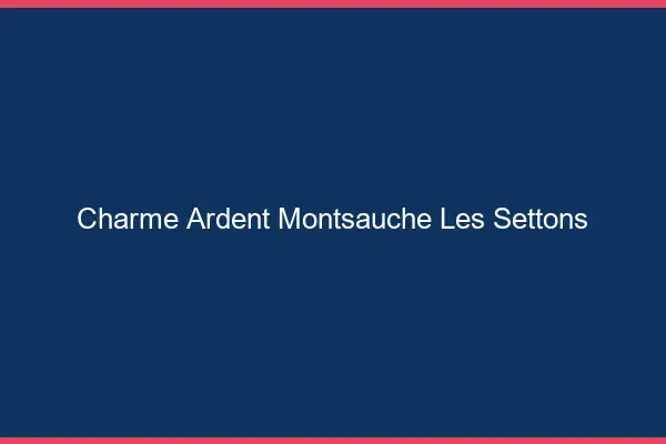 Charme Ardent Montsauche-les-Settons