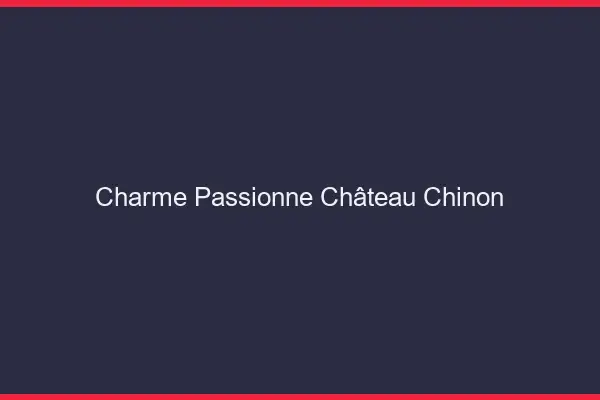Charme Passionné Château-Chinon