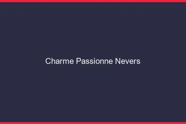 Charme Passionné Nevers