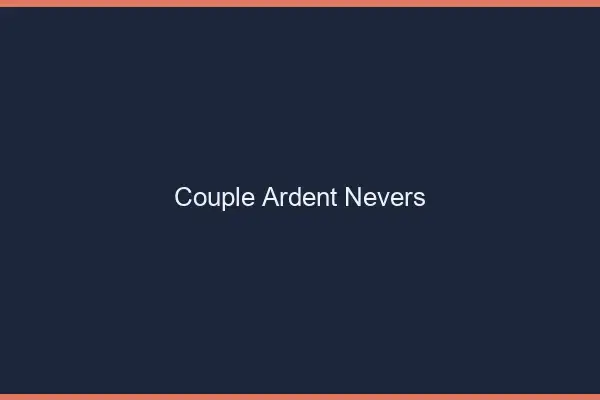 Couple ardent Nevers