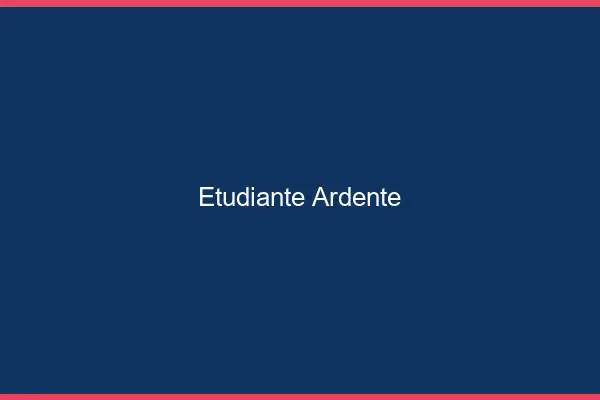 Étudiante ardente