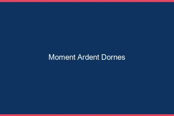 Moment Ardent Dornes