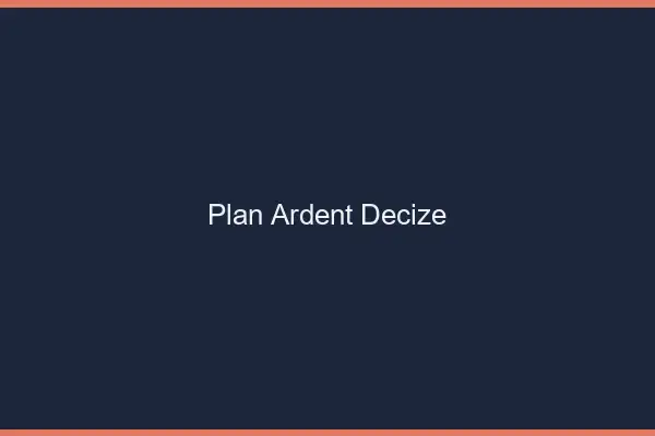 Plan Ardent Decize