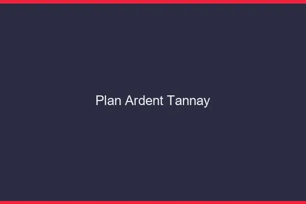 Plan Ardent Tannay