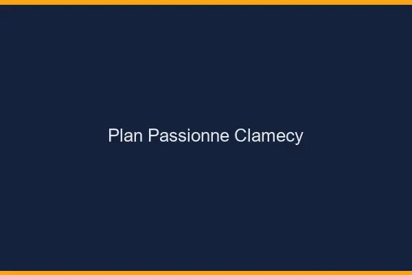 Plan Passionné Clamecy