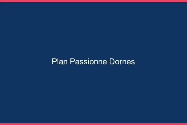 Plan Passionné Dornes
