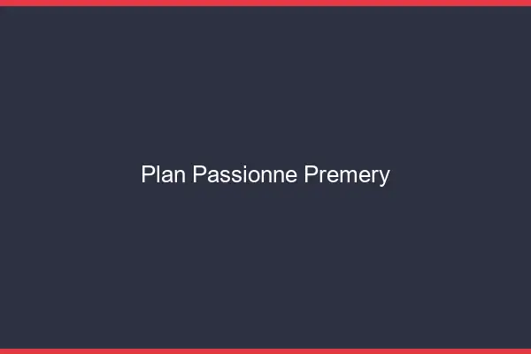 Plan Passionné Prémery