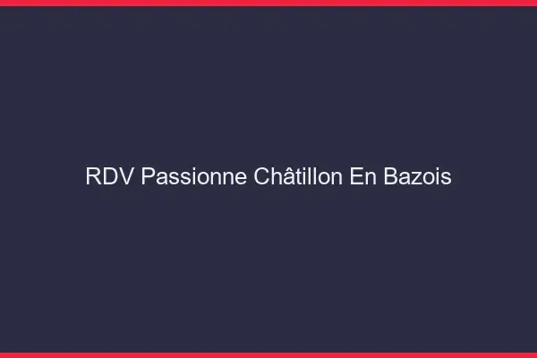 RDV Passionné Châtillon-en-Bazois