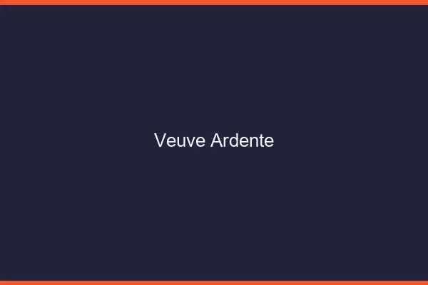 Veuve ardente